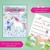 Buchcover und Innenansicht für das Buch: J'aime les licornes - La licorne timide