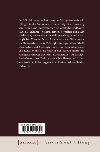 Buchcover und Innenansicht für das Buch: Theater in Erlangen