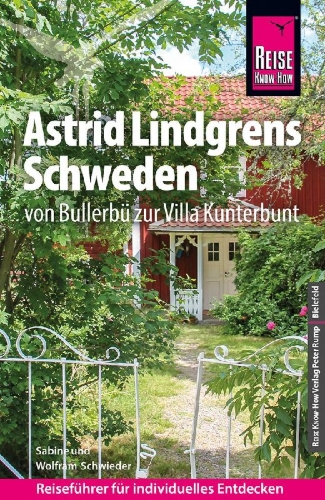 Buchcover und Innenansicht für das Buch: Reise Know-How Astrid Lindgrens Schweden