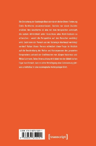 Buchcover und Innenansicht für das Buch: Soziologie ohne Mensch?