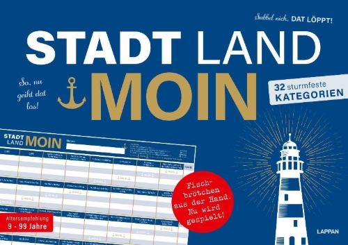 Buchcover und Innenansicht für das Buch: MOIN!: Stadt, Land, MOIN