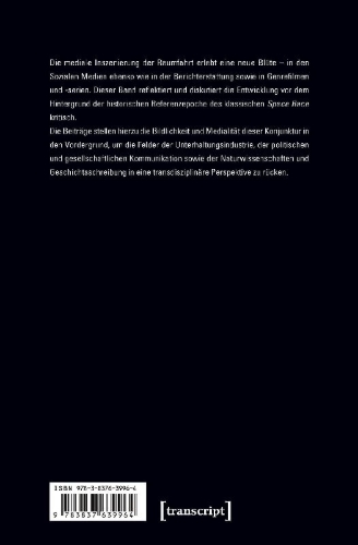 Buchcover und Innenansicht für das Buch: Space Agency - Medien und Poetiken des Weltraums