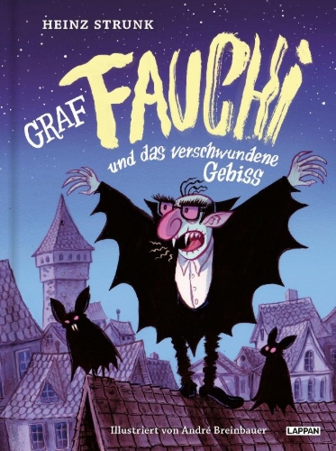 Buchcover und Innenansicht für das Buch: Graf Fauchi und das verschwundene Gebiss