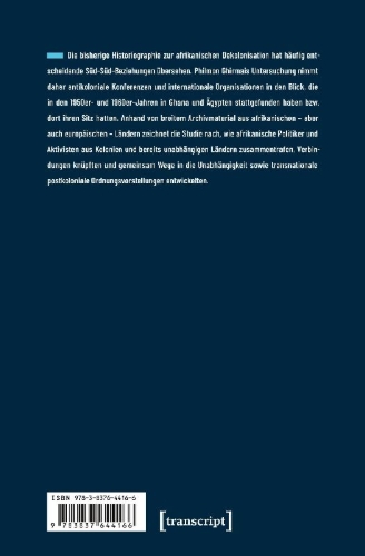 Buchcover und Innenansicht für das Buch: Globale Neuordnung durch antikoloniale Konferenzen