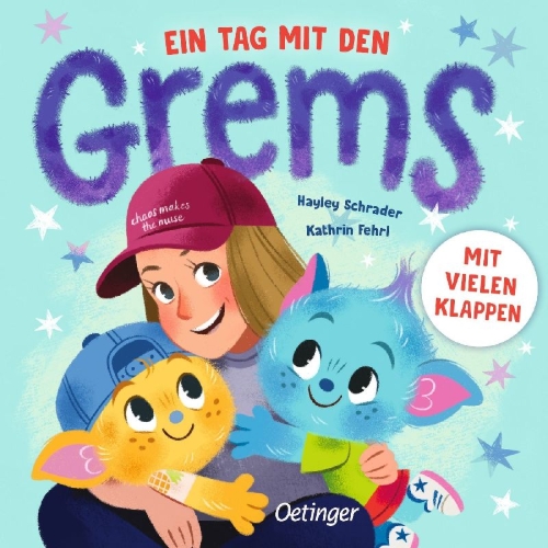 Buchcover und Innenansicht für das Buch: Ein Tag mit den Grems