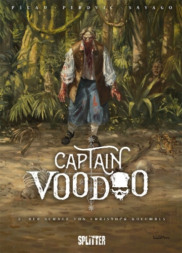 Buchcover und Innenansicht für das Buch: Captain Voodoo. Band 2