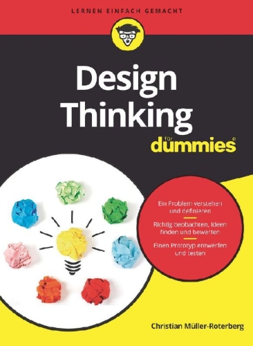 Buchcover und Innenansicht für das Buch: Design Thinking für Dummies