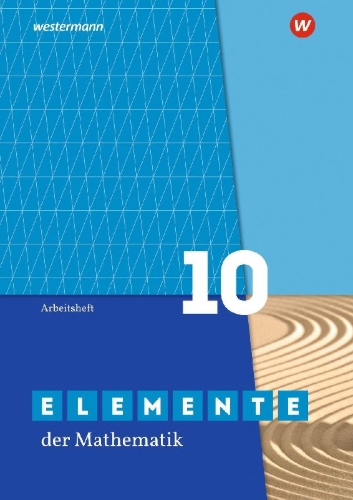 Buchcover und Innenansicht für das Buch: Elemente der Mathematik SI 10. Arbeitsheft mit Lösungen. G9. Für Nordrhein-Westfalen