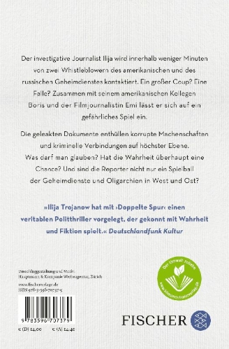 Buchcover und Innenansicht für das Buch: Doppelte Spur