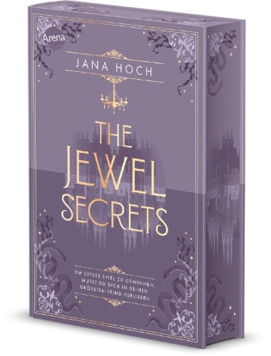 Buchcover und Innenansicht für das Buch: The Jewel Secrets (1). Um dieses Spiel zu gewinnen, musst du dich in deinen größten Feind verlieben