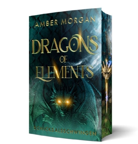 Buchcover und Innenansicht für das Buch: Dragons of Elements