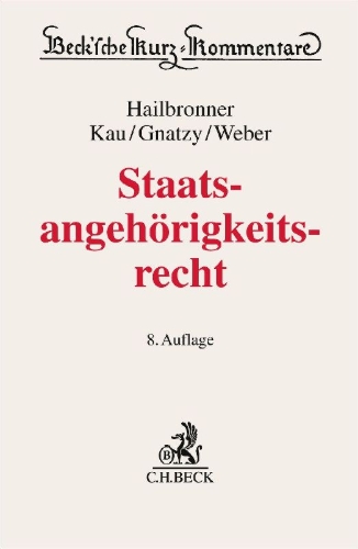 Buchcover und Innenansicht für das Buch: Staatsangehörigkeitsrecht