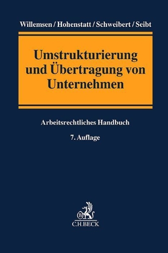 Buchcover und Innenansicht für das Buch: Umstrukturierung und Übertragung von Unternehmen