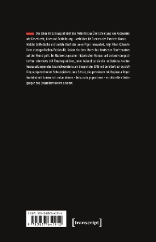 Buchcover und Innenansicht für das Buch: Der Joker im Schauspiel