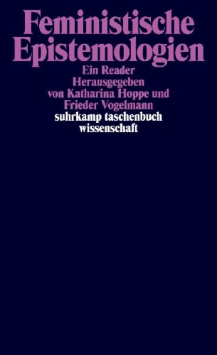 Buchcover und Innenansicht für das Buch: Feministische Epistemologien