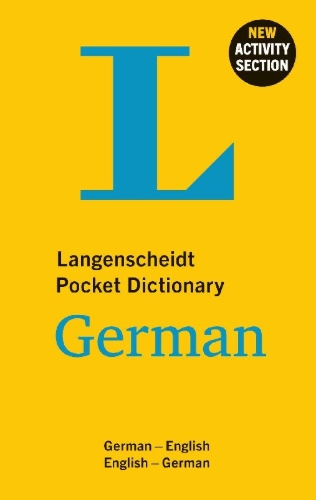 Buchcover und Innenansicht für das Buch: Langenscheidt Pocket Dictionary German