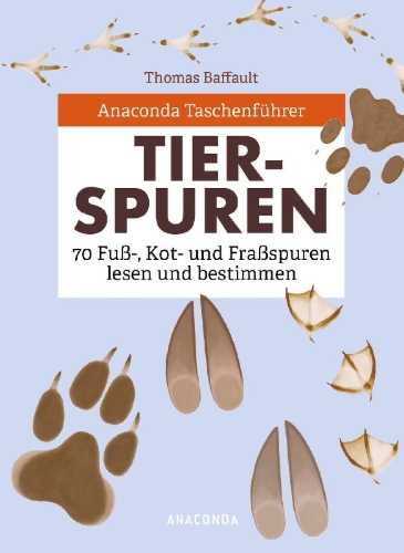 Buchcover und Innenansicht für das Buch: Le petit guide des empreintes animales