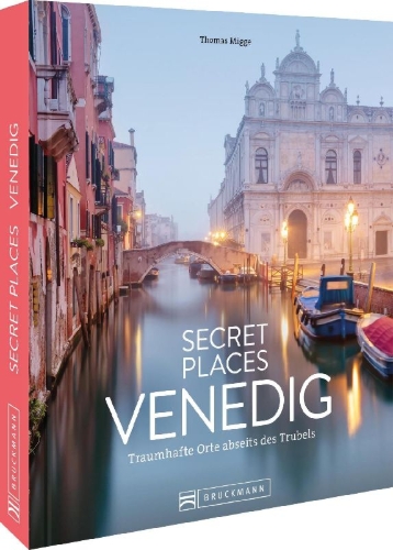 Buchcover und Innenansicht für das Buch: Secret Places Venedig
