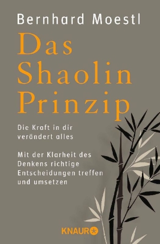Buchcover und Innenansicht für das Buch: Das Shaolin-Prinzip