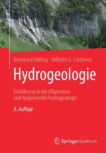 Buchcover und Innenansicht für das Buch: Hydrogeologie