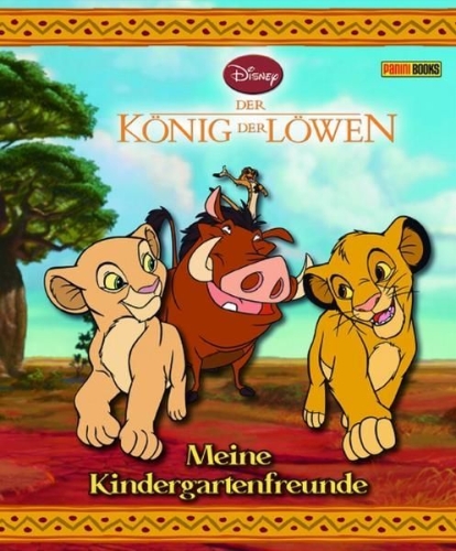 Buchcover und Innenansicht für das Buch: Disney Der König der Löwen. Meine Kindergartenfreunde