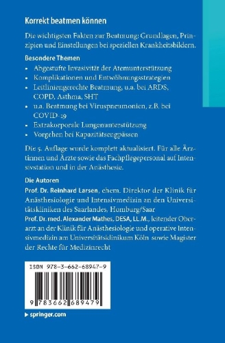 Buchcover und Innenansicht für das Buch: Pocket Guide Beatmung