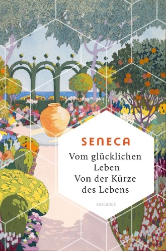 Buchcover und Innenansicht für das Buch: de vita beata & de brevitate vitae
