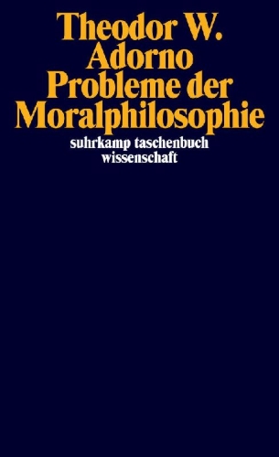 Buchcover und Innenansicht für das Buch: Probleme der Moralphilosophie