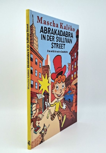 Buchcover und Innenansicht für das Buch: Abrakadabra in der Sullivan Street