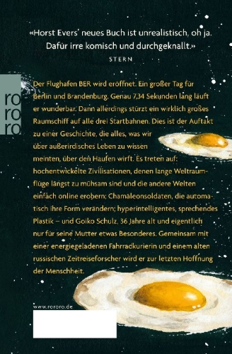 Buchcover und Innenansicht für das Buch: Alles außer irdisch
