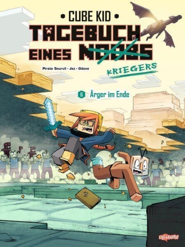 Buchcover und Innenansicht für das Buch: Tagebuch eines Noobs Kriegers - Der Comic Bd. 6 - Ärger im Ende