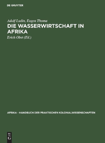 Buchcover und Innenansicht für das Buch: Die Wasserwirtschaft in Afrika