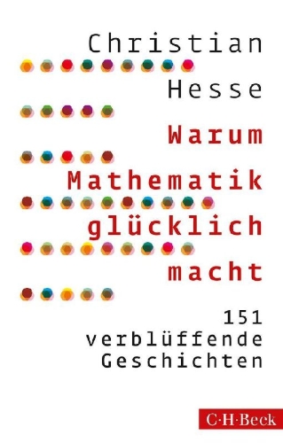 Buchcover und Innenansicht für das Buch: Warum Mathematik glücklich macht