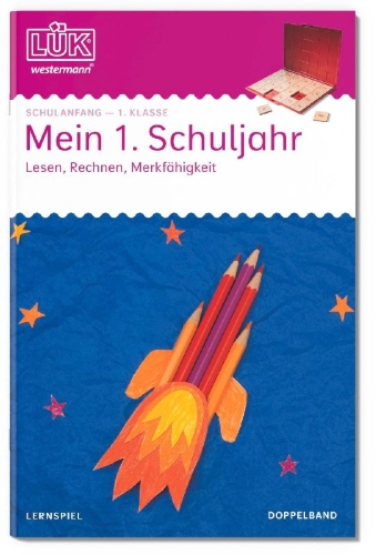 Buchcover und Innenansicht für das Buch: LÜK - 1. Klasse - Deutsch/ Mathematik Mein 1. Schuljahr (Doppelband)