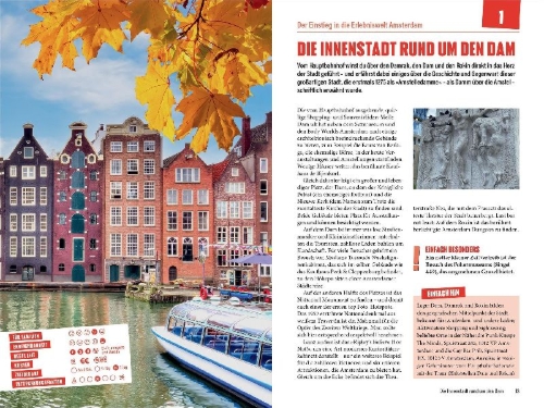 Buchcover und Innenansicht für das Buch: Einfach Amsterdam!