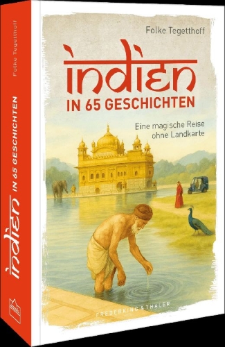 Buchcover und Innenansicht für das Buch: Indien in 65 Geschichten