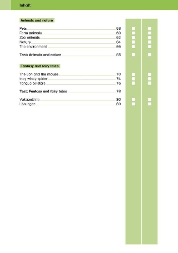 Buchcover und Innenansicht für das Buch: Klett Sicher ins Gymnasium Englisch 4. Klasse