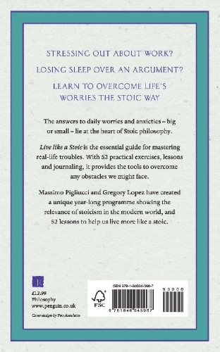 Buchcover und Innenansicht für das Buch: Live Like A Stoic