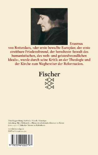 Buchcover und Innenansicht für das Buch: Triumph und Tragik des Erasmus von Rotterdam