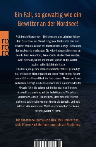 Buchcover und Innenansicht für das Buch: Mörderney: Das Grab im Sand