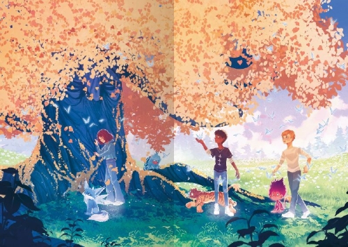 Buchcover und Innenansicht für das Buch: Wishkeeper, Band 2 - Die Reise nach Silversands