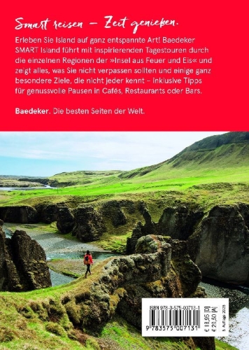 Buchcover und Innenansicht für das Buch: Baedeker SMART Reiseführer Island