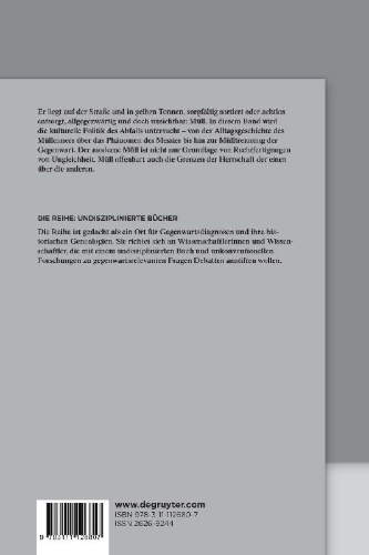 Buchcover und Innenansicht für das Buch: Die Politisierung des Abfalls