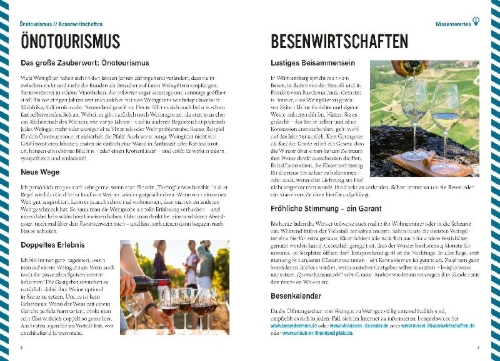 Buchcover und Innenansicht für das Buch: Nächste Ausfahrt: Weingenuss