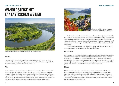 Buchcover und Innenansicht für das Buch: Nächste Ausfahrt: Weingenuss