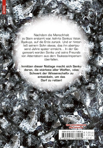 Buchcover und Innenansicht für das Buch: Dr. Stone