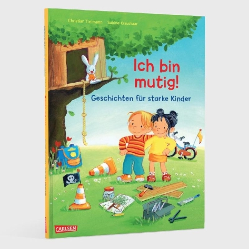 Buchcover und Innenansicht für das Buch: Max-Bilderbücher: Ich bin mutig! Geschichten für starke Kinder