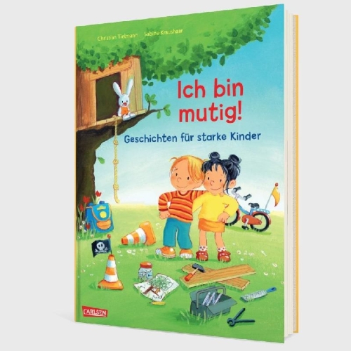 Buchcover und Innenansicht für das Buch: Max-Bilderbücher: Ich bin mutig! Geschichten für starke Kinder