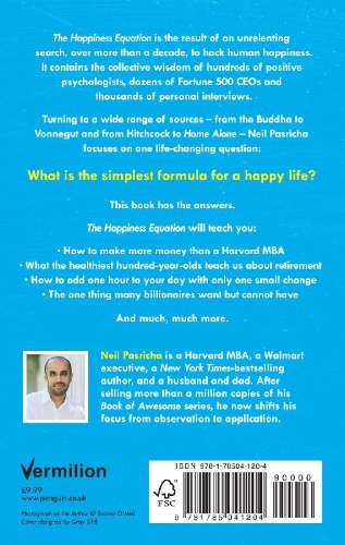 Buchcover und Innenansicht für das Buch: The Happiness Equation
