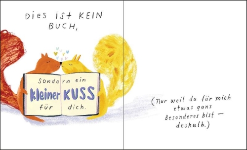 Buchcover und Innenansicht für das Buch: This Isn't a Book (It's a Smooch in Disguise)
